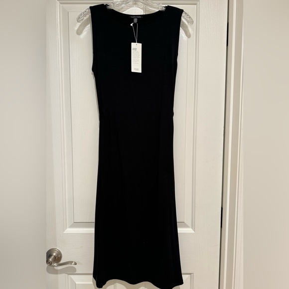 NWT Eileen Fisher Fine Jersey Sleeveless Tie Dress - Picture 1 of 9